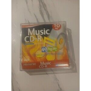 Memorex Music CD-R Recordable 80 Minute Blank 9 Cds